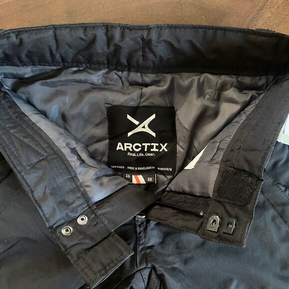 NWT Arctix Kids (Girl Boy) Black Reinforced Snow Pants  - Size XS - Picture 5 of 5